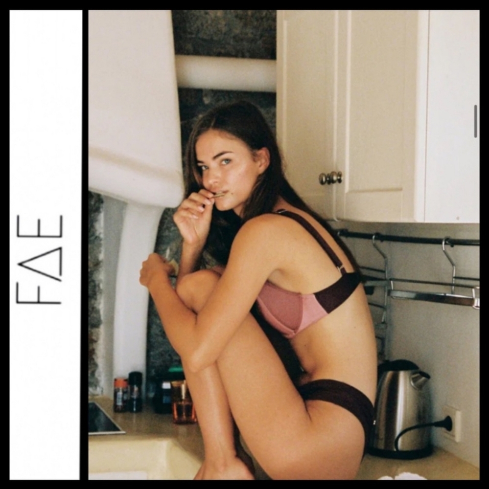 NWT Fae House Swim Two 2 Piece SET Hammond Bikini Swimsuit Top And Zeila Bottoms